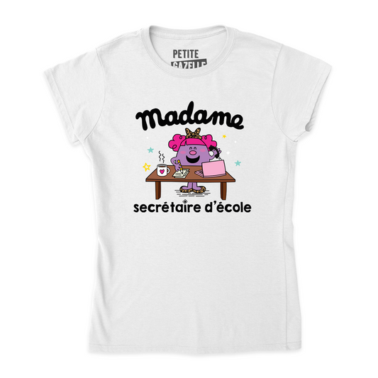 TSHIRT AJUSTÉ | Little miss secrétaire