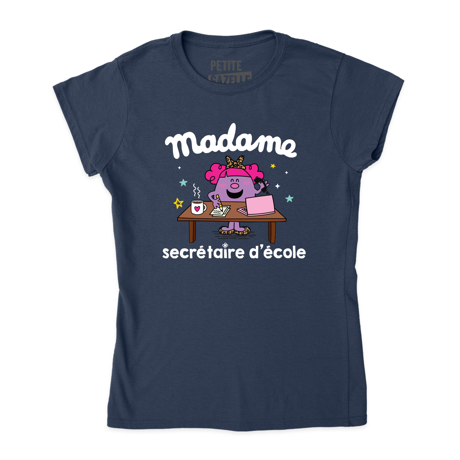 TSHIRT AJUSTÉ | Little miss secrétaire