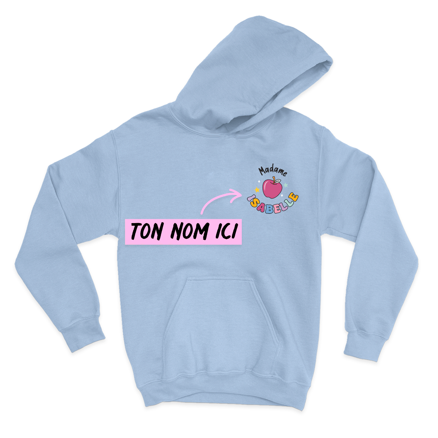 HOODIE | Madame Pomme Pastel