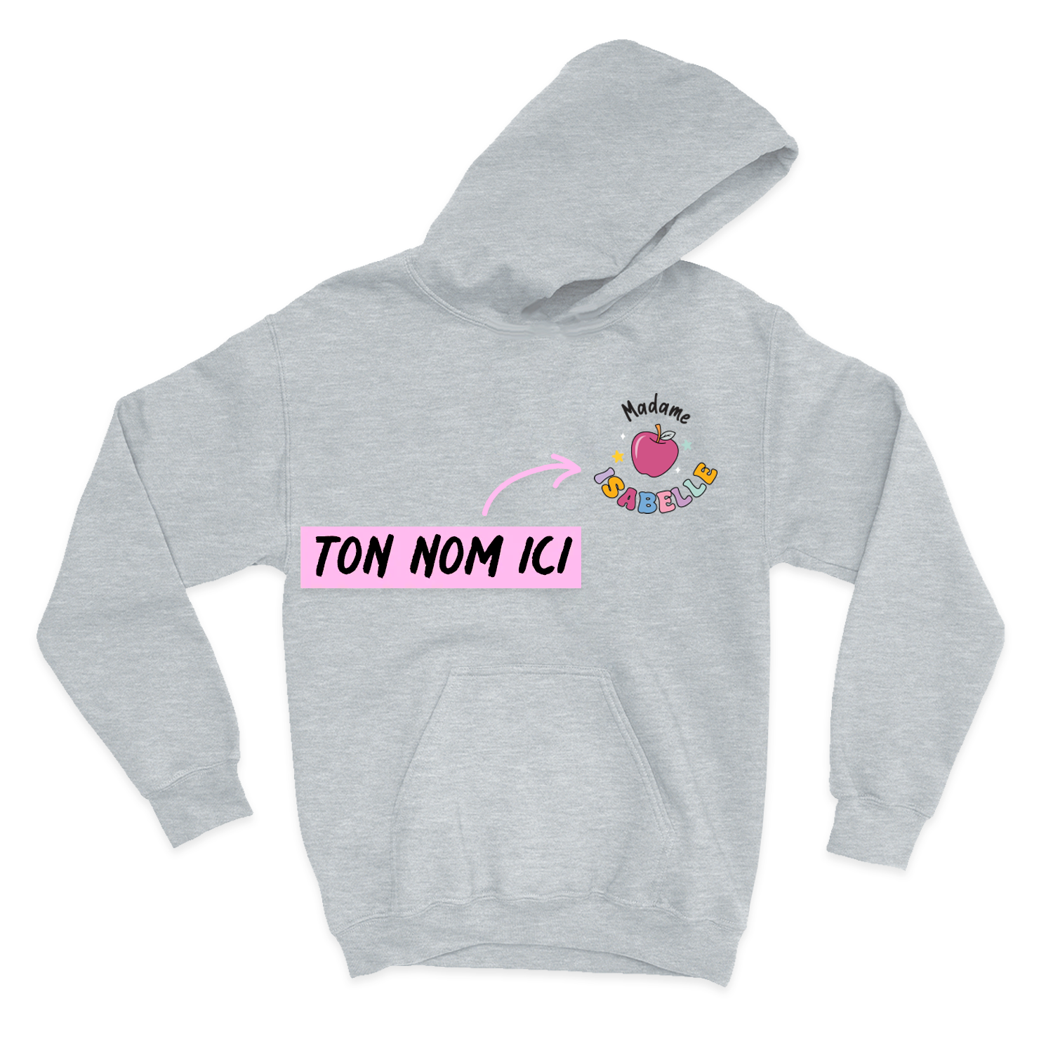 HOODIE | Madame Pomme Pastel