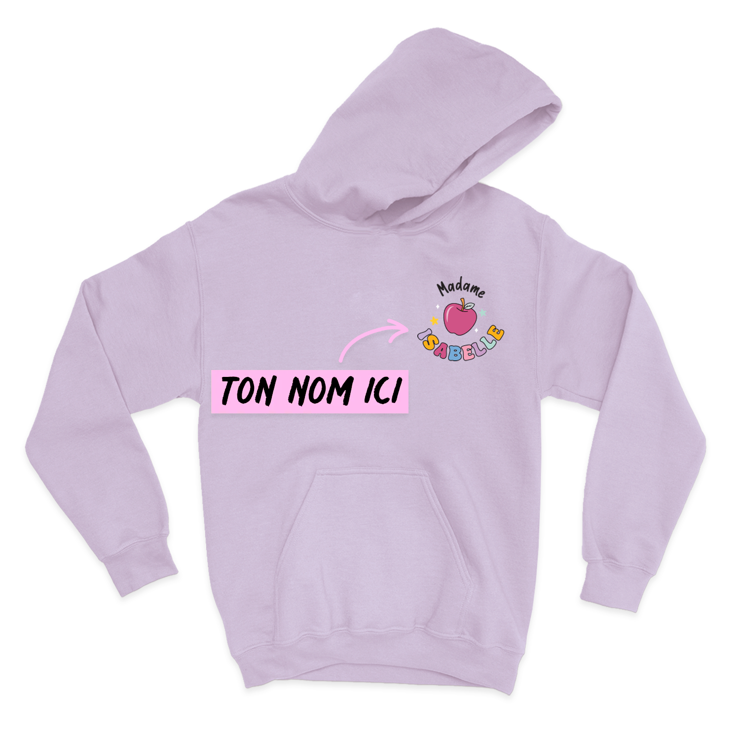 HOODIE | Madame Pomme Pastel