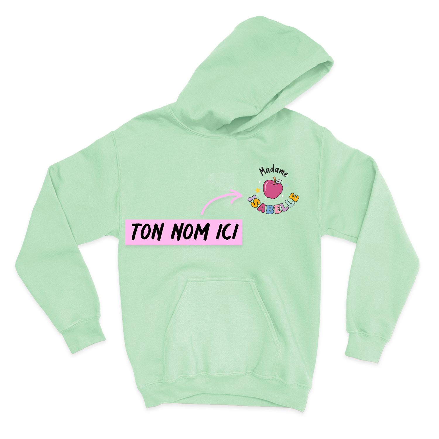 HOODIE | Madame Pomme Pastel