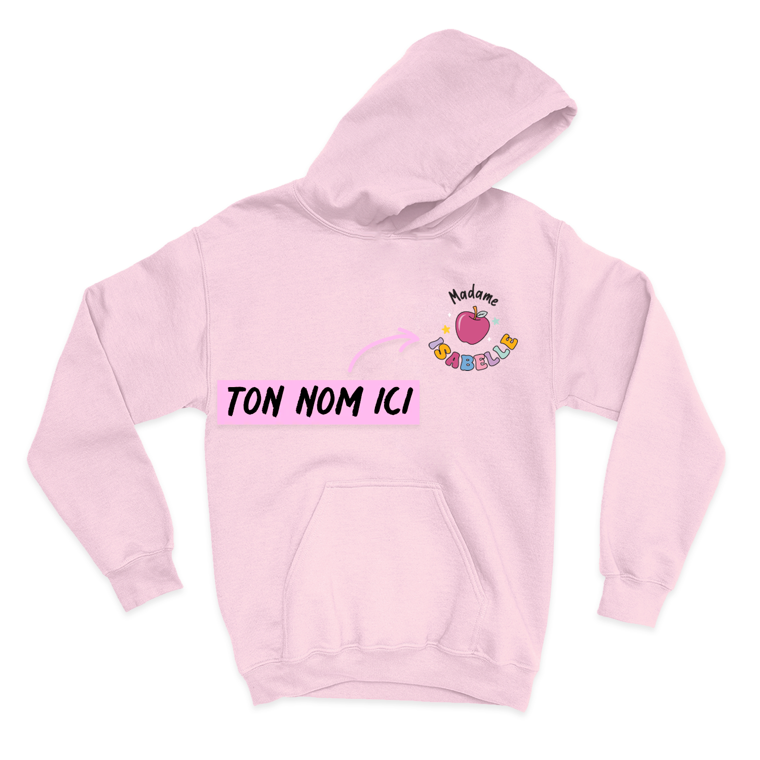 HOODIE | Madame Pomme Pastel
