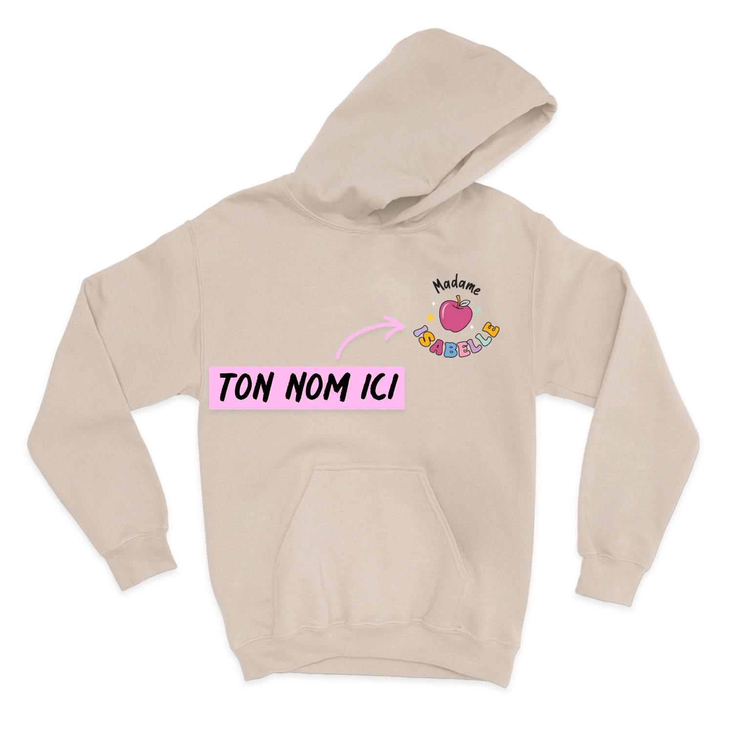 HOODIE | Madame Pomme Pastel