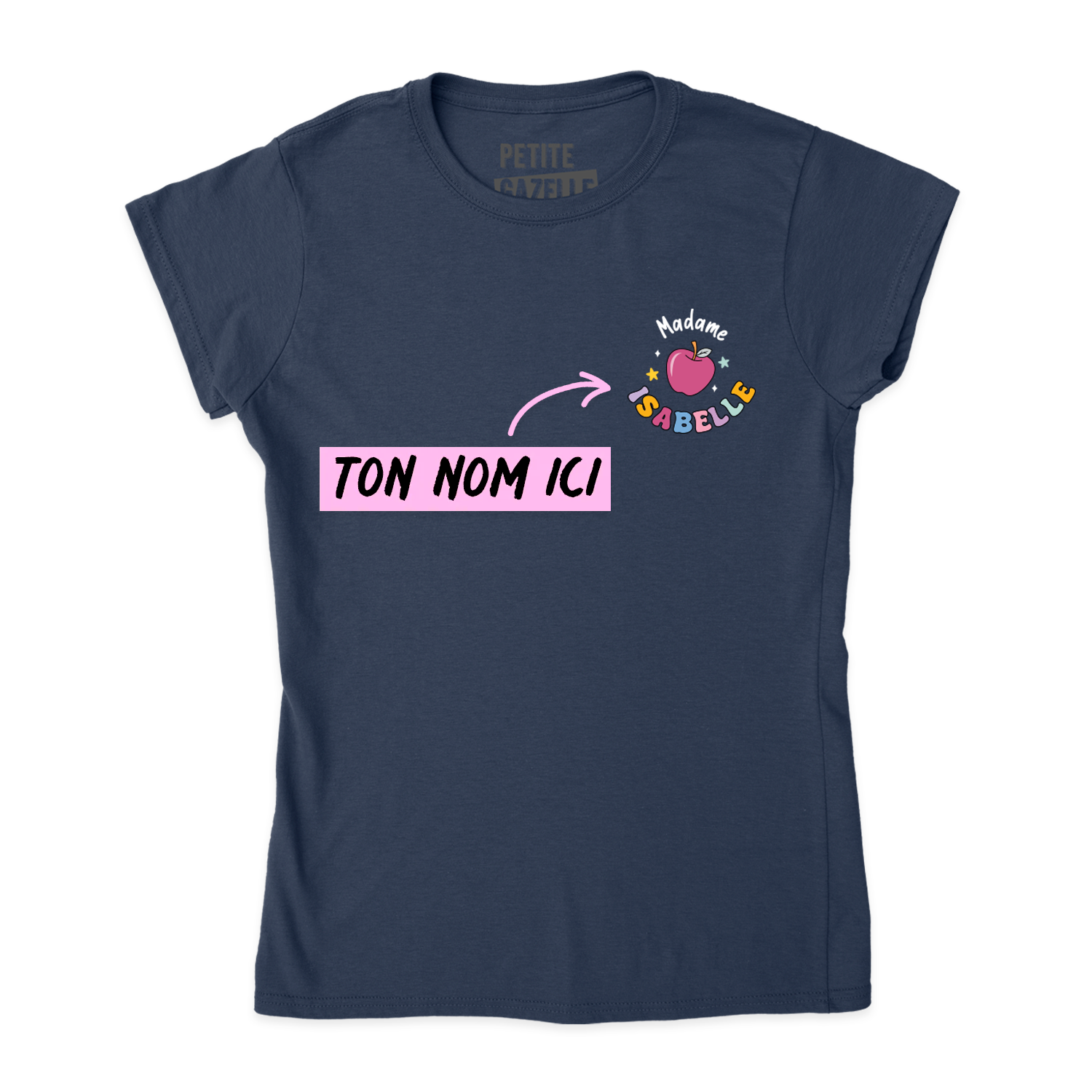 TSHIRT AJUSTÉ | Madame Pomme Pastel