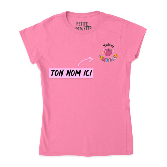TSHIRT AJUSTÉ | Madame Pomme Pastel