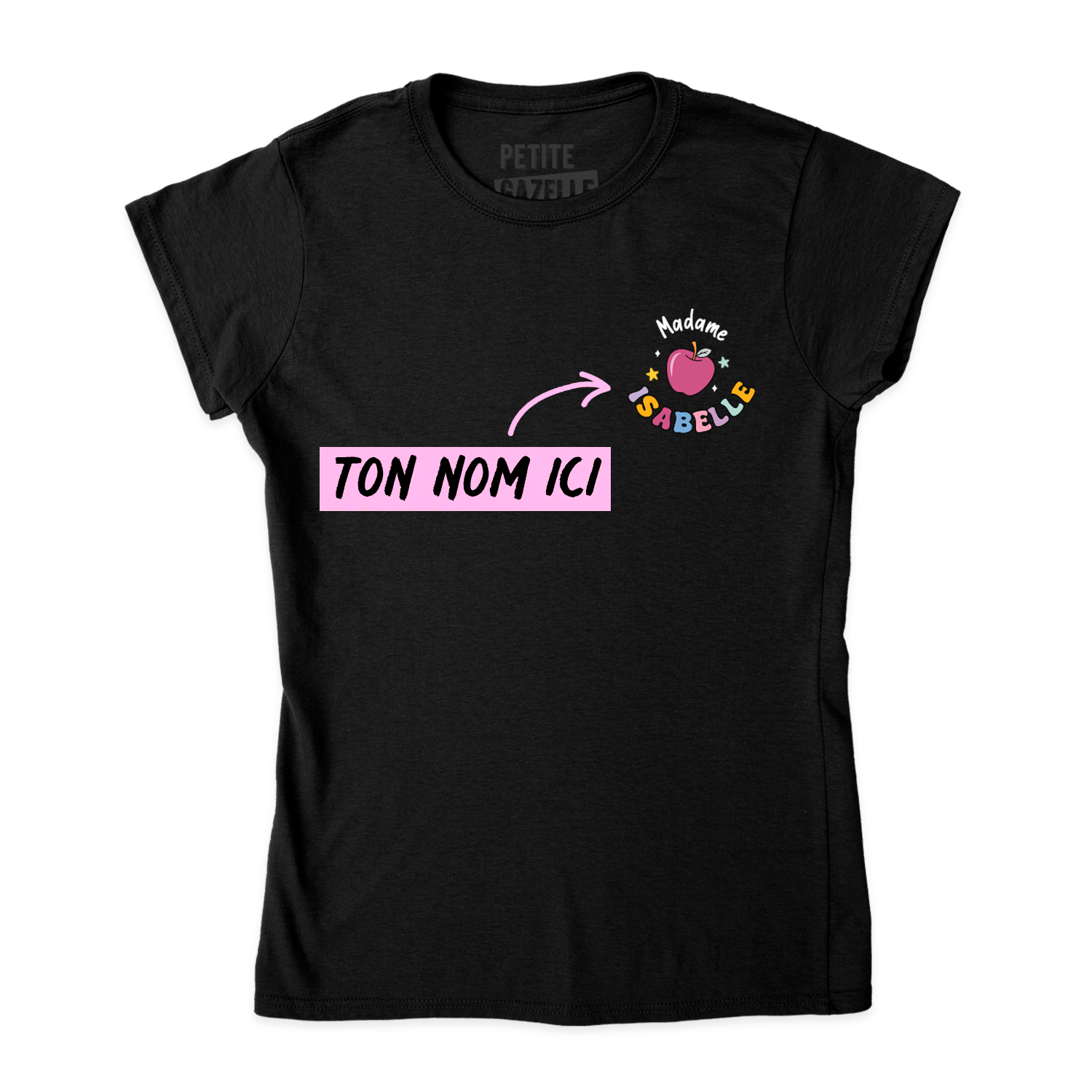 TSHIRT AJUSTÉ | Madame Pomme Pastel