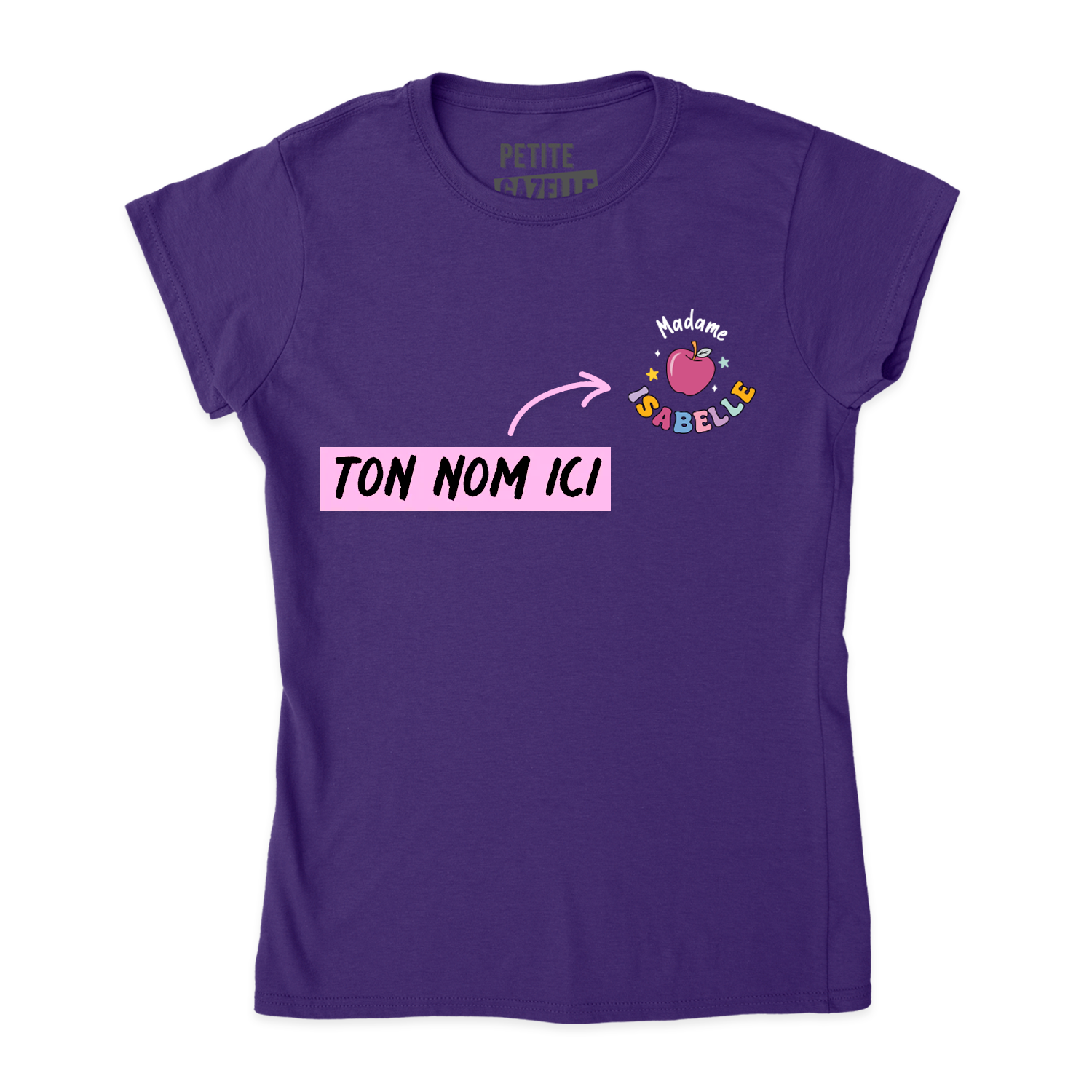 TSHIRT AJUSTÉ | Madame Pomme Pastel