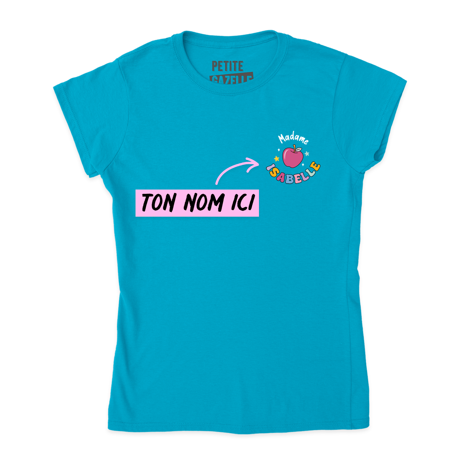 TSHIRT AJUSTÉ | Madame Pomme Pastel