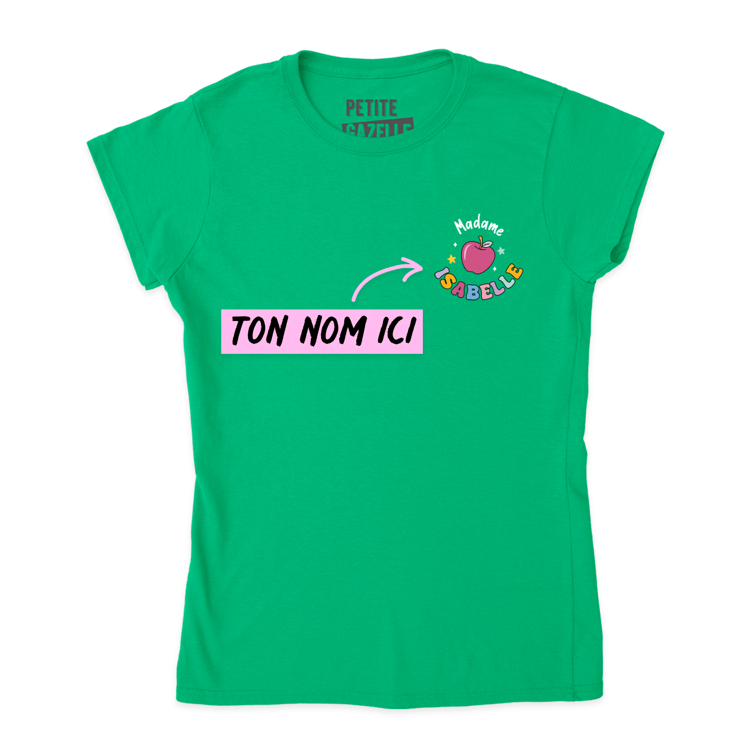 TSHIRT AJUSTÉ | Madame Pomme Pastel