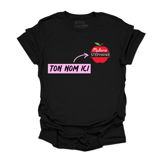 T-SHIRT COL ROND | Madame Pomme