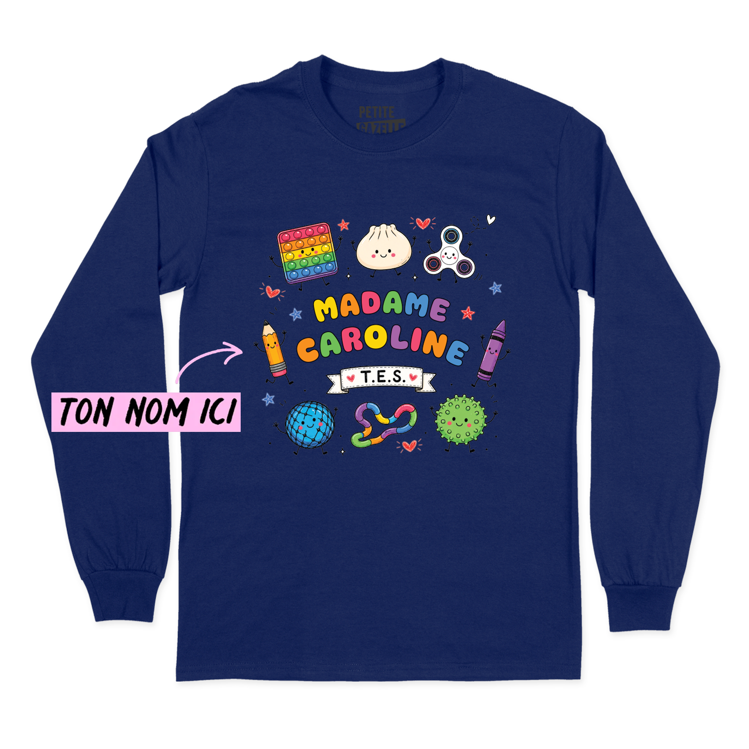 T-SHIRT À MANCHES LONGUES | Madame TES