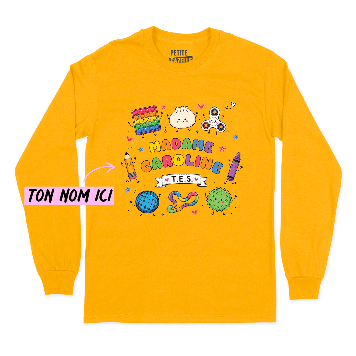 T-SHIRT À MANCHES LONGUES | Madame TES