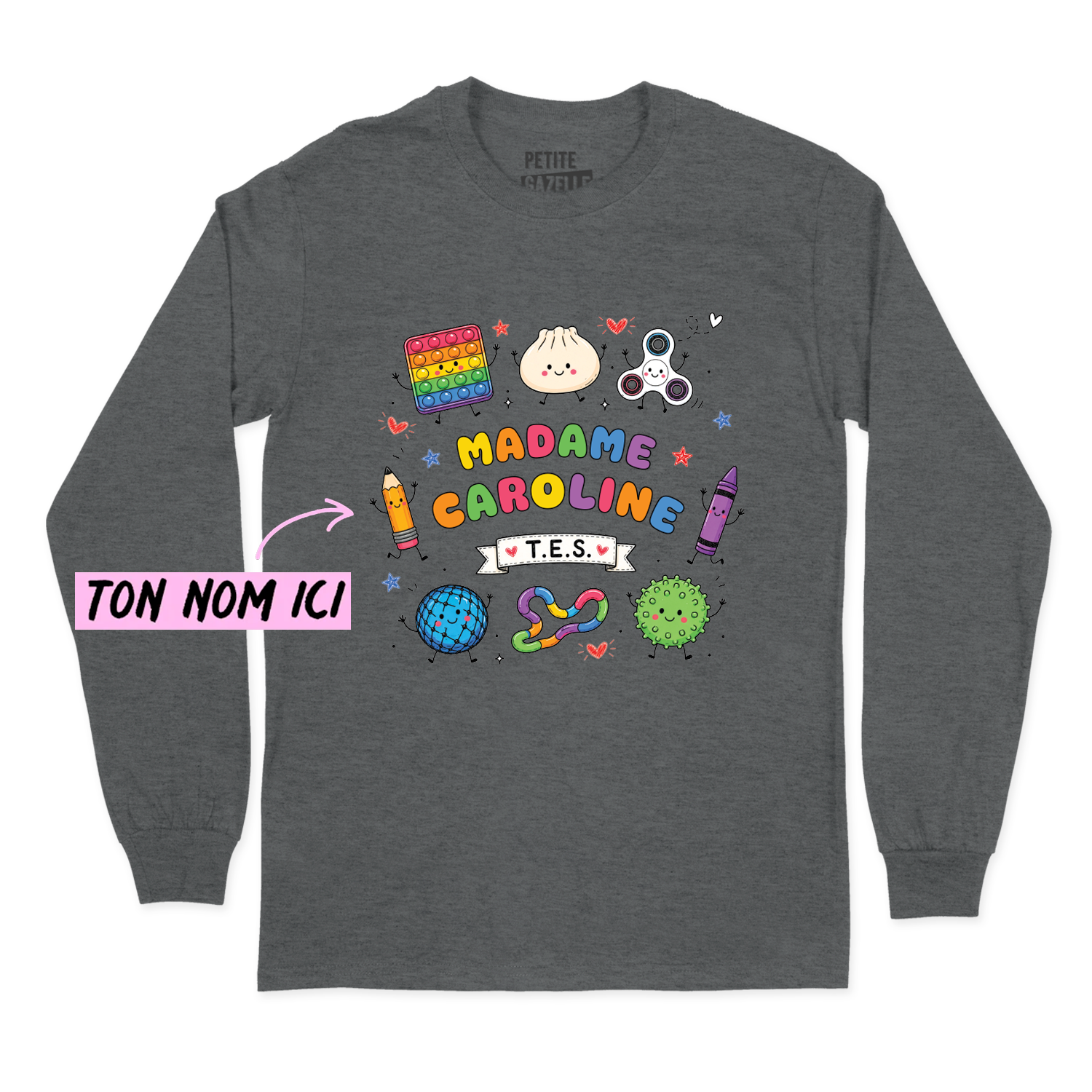 T-SHIRT À MANCHES LONGUES | Madame TES