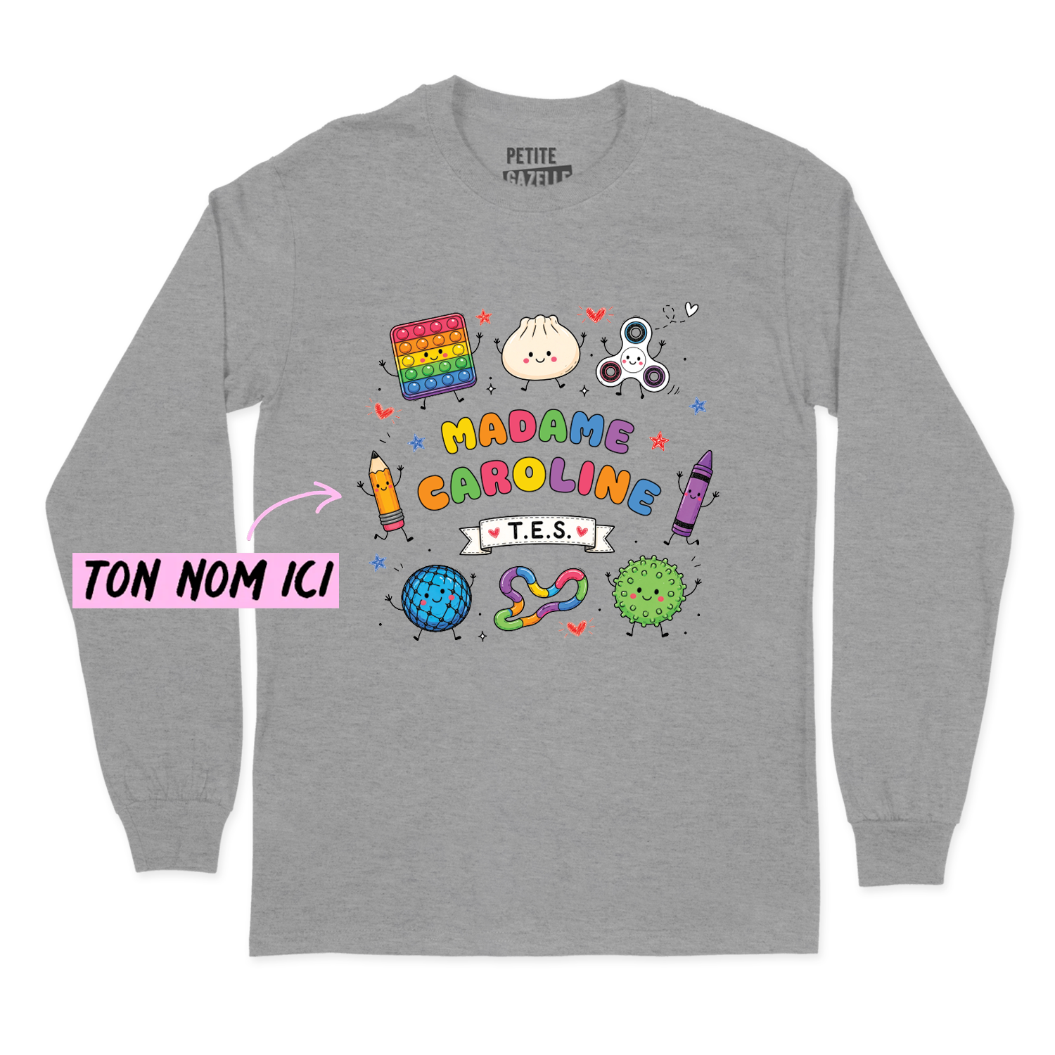 T-SHIRT À MANCHES LONGUES | Madame TES