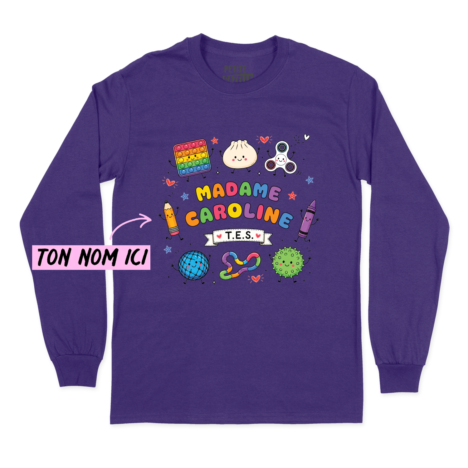 T-SHIRT À MANCHES LONGUES | Madame TES