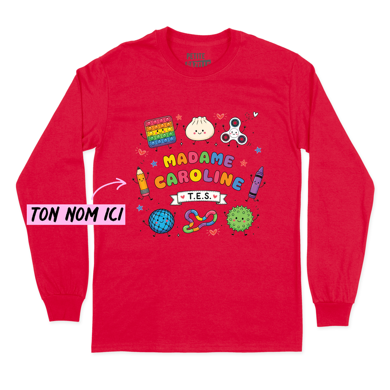 T-SHIRT À MANCHES LONGUES | Madame TES