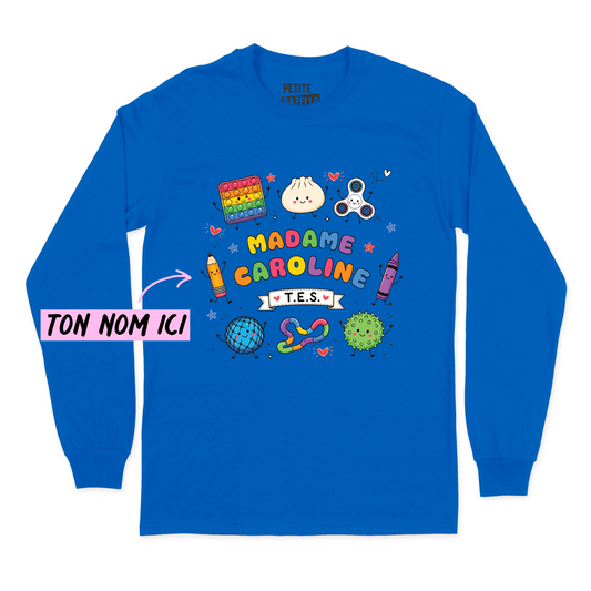 T-SHIRT À MANCHES LONGUES | Madame TES