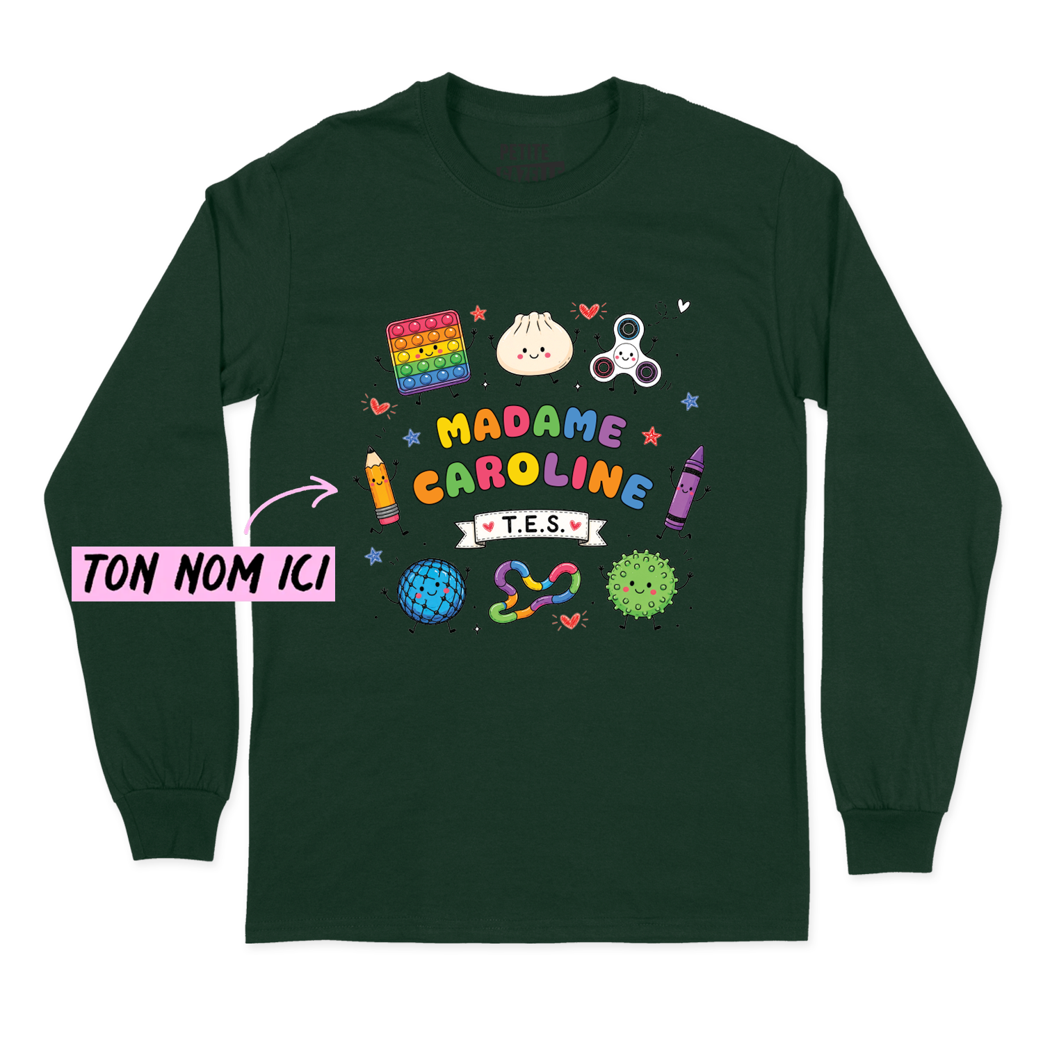 T-SHIRT À MANCHES LONGUES | Madame TES
