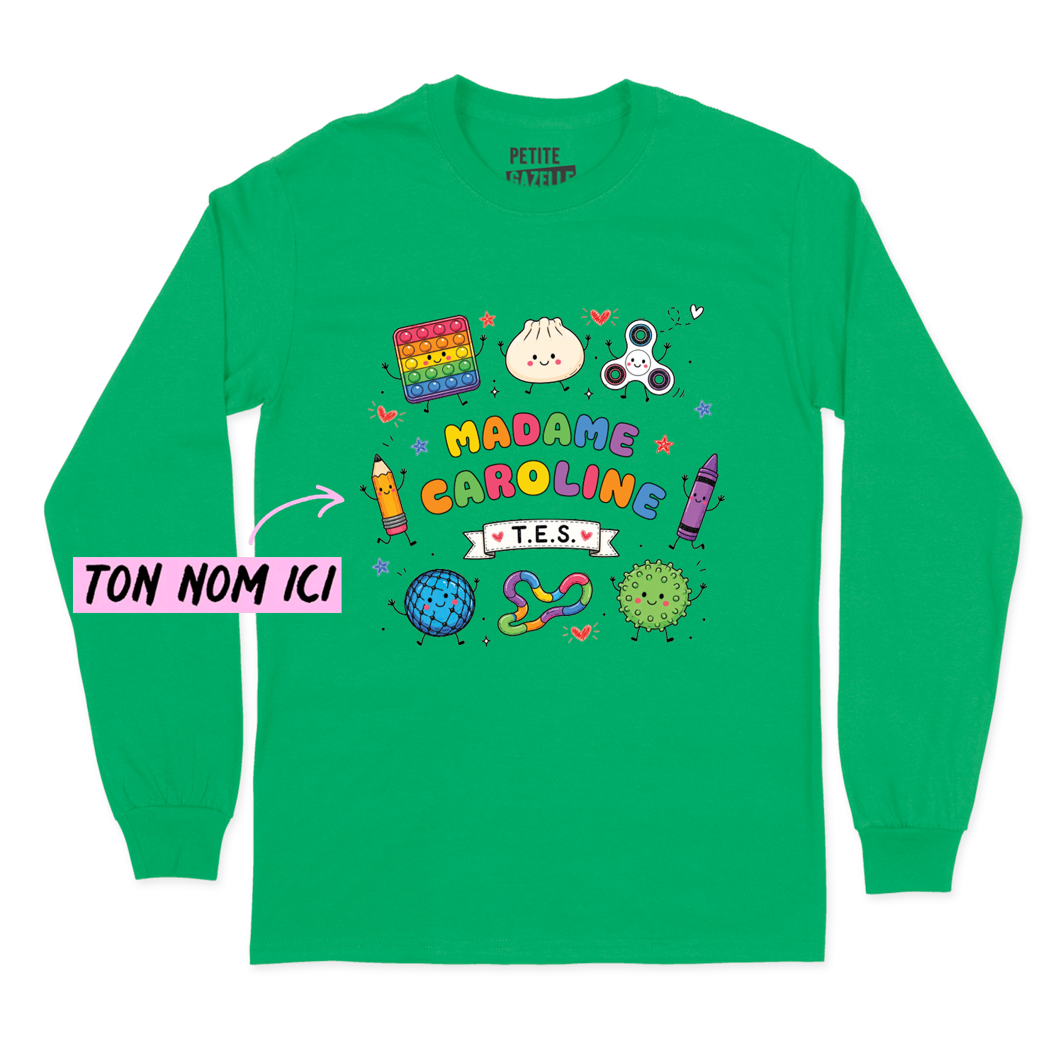 T-SHIRT À MANCHES LONGUES | Madame TES