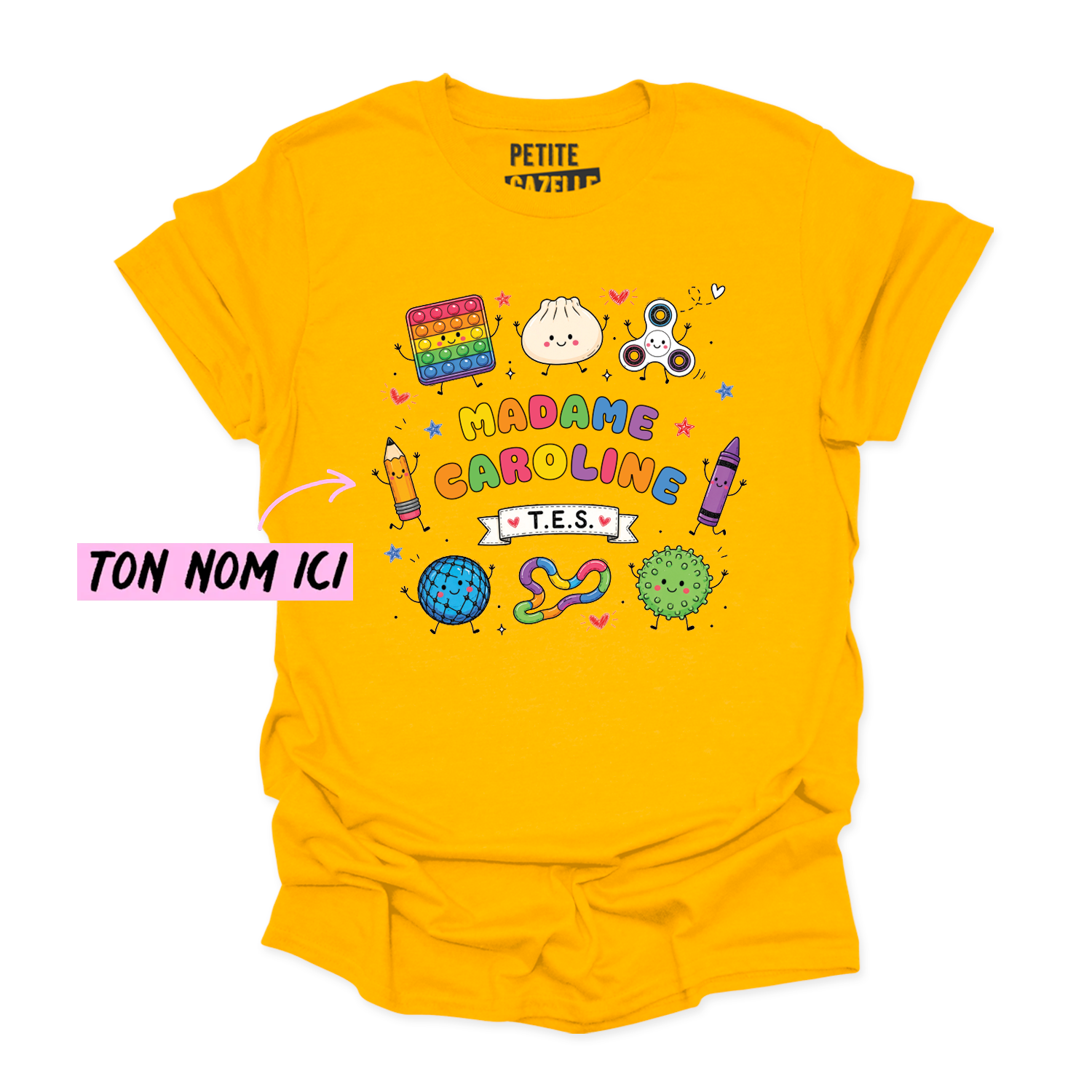 T-SHIRT COL ROND | Madame TES