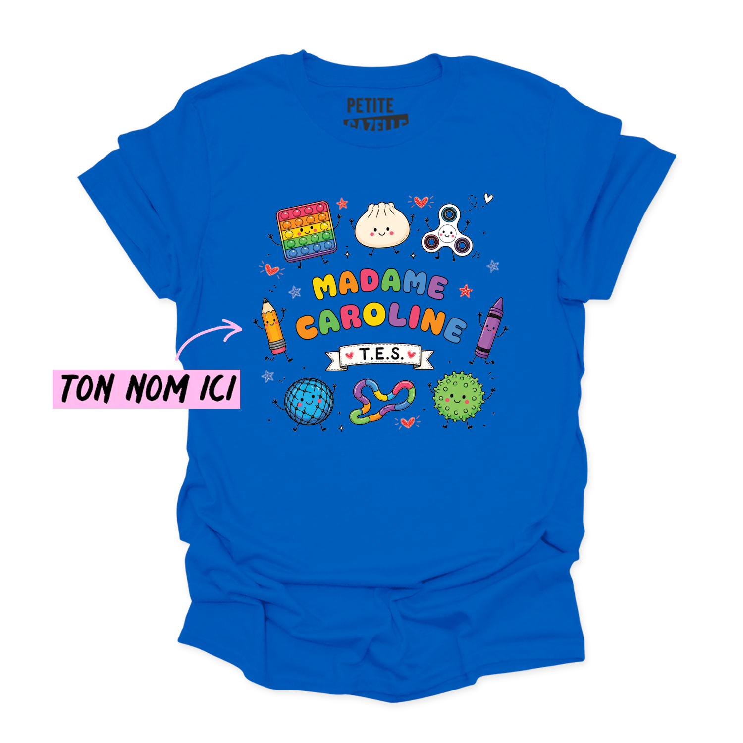 T-SHIRT COL ROND | Madame TES
