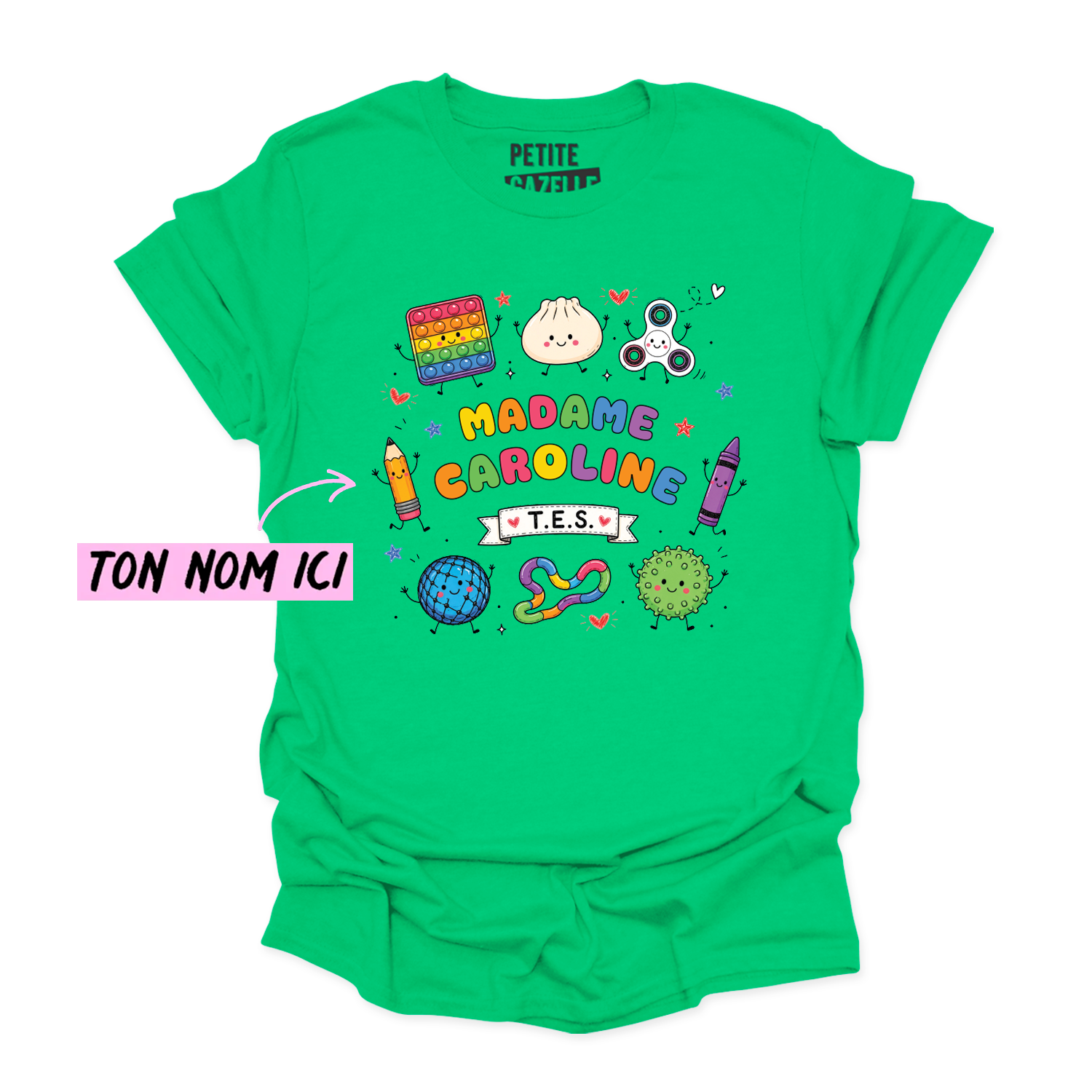 T-SHIRT COL ROND | Madame TES