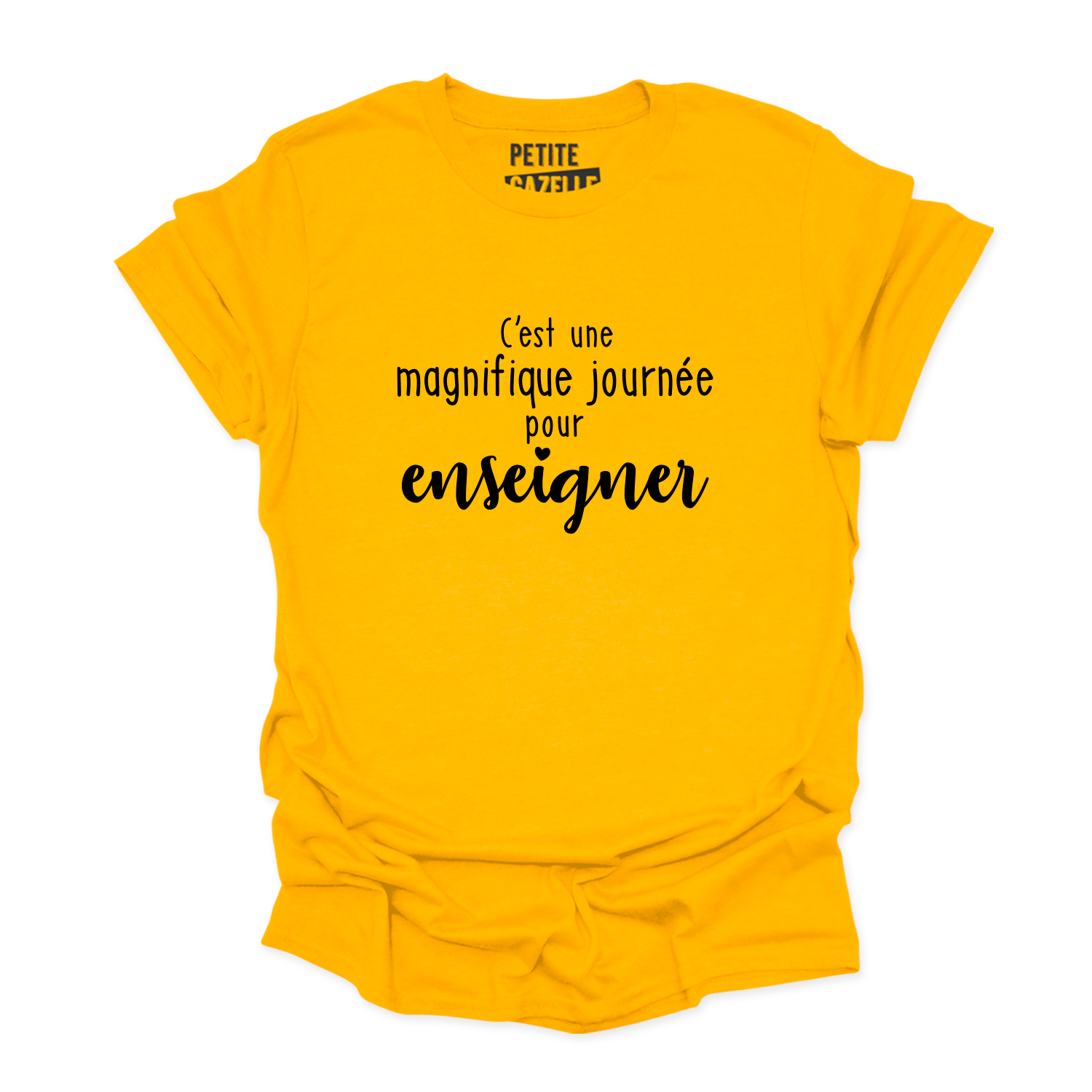 T-SHIRT COL ROND | C'est une magnifique journée pour enseigner