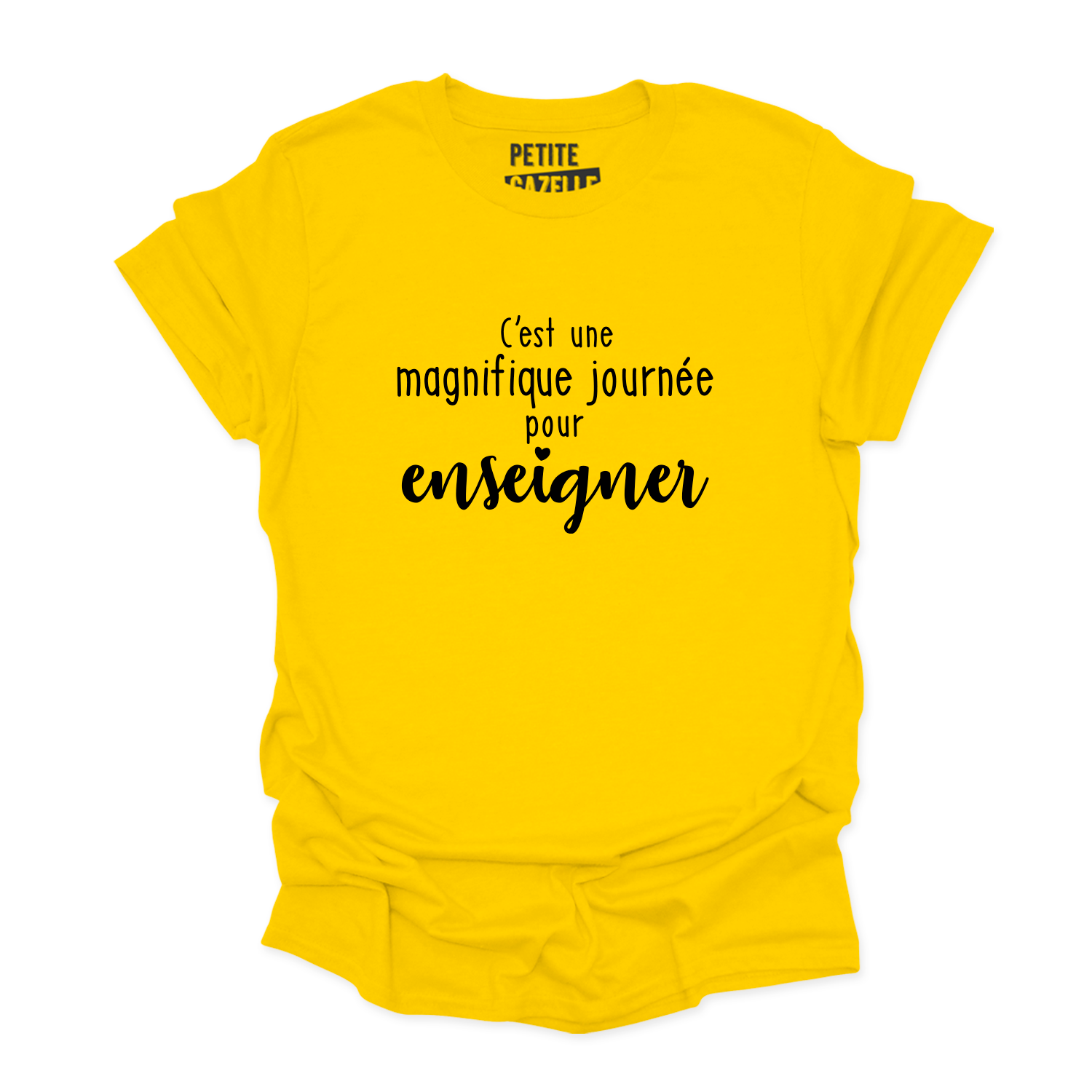 T-SHIRT COL ROND | C'est une magnifique journée pour enseigner