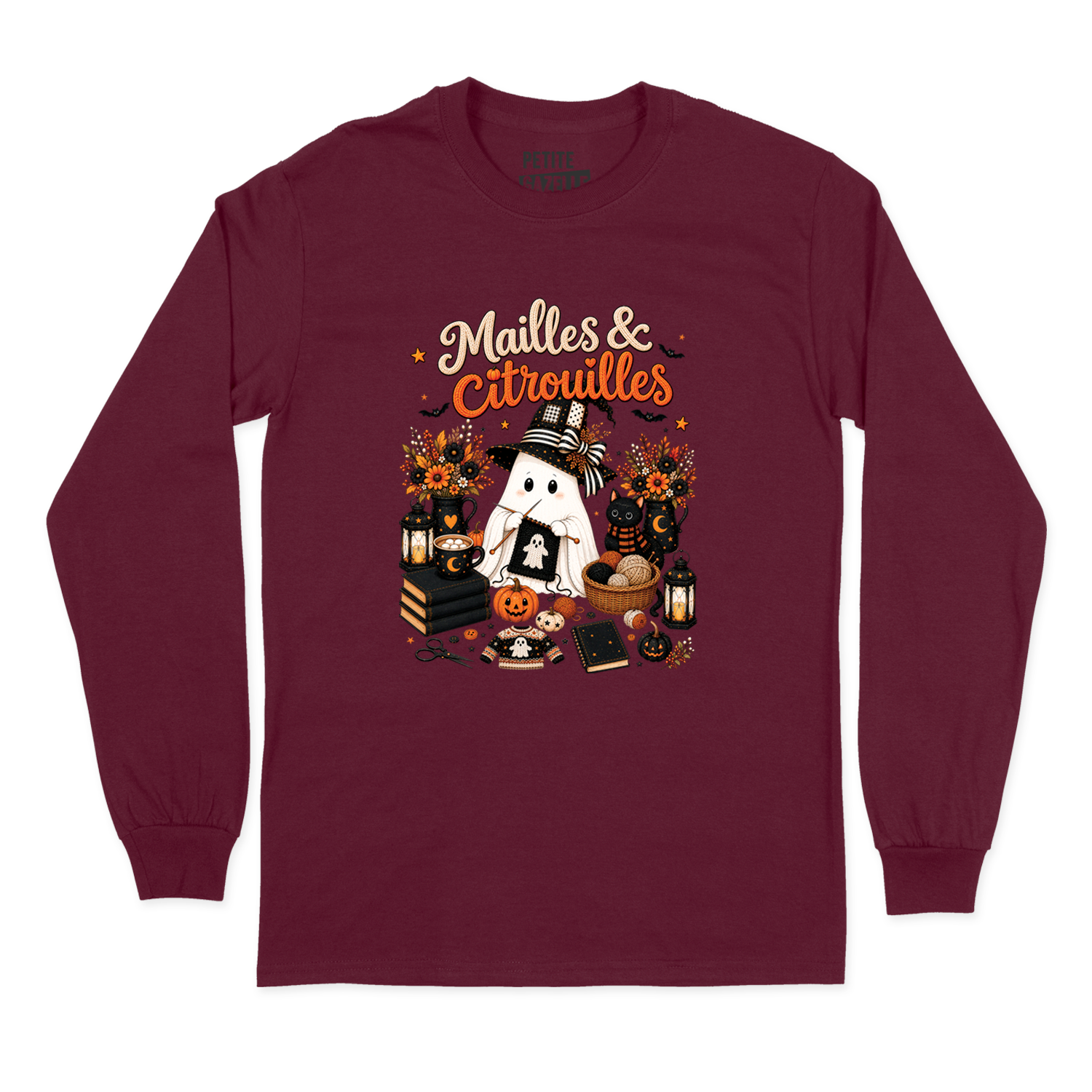 T-SHIRT À MANCHES LONGUES | Mailles & Citrouilles