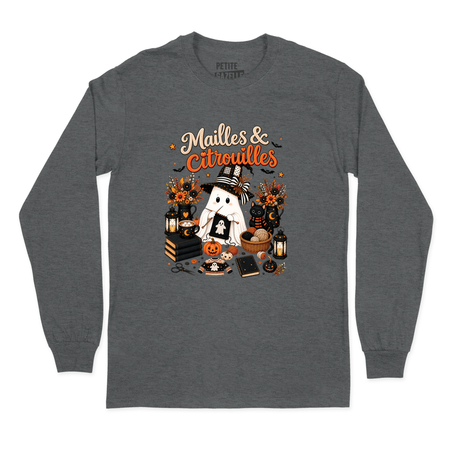 T-SHIRT À MANCHES LONGUES | Mailles & Citrouilles