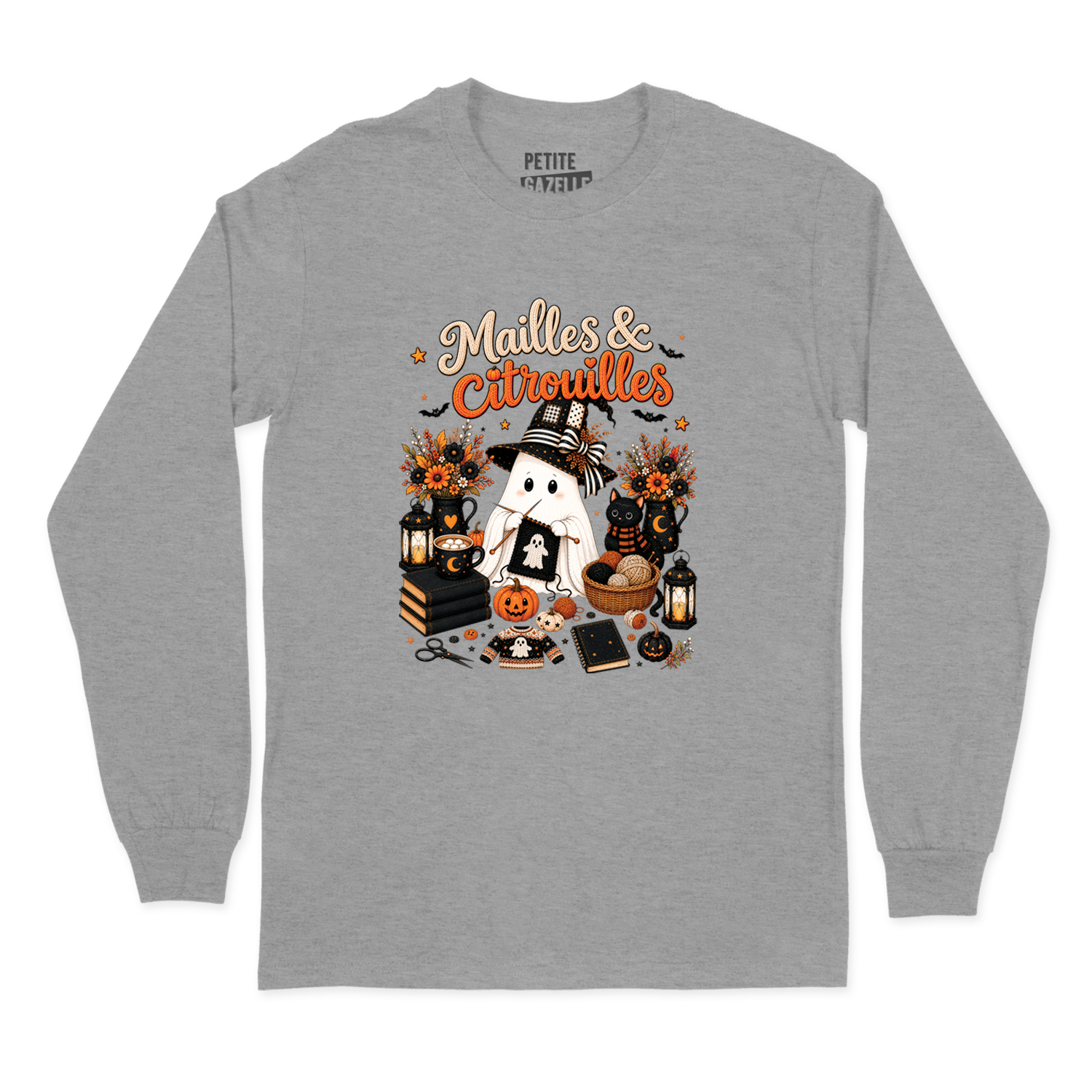 T-SHIRT À MANCHES LONGUES | Mailles & Citrouilles