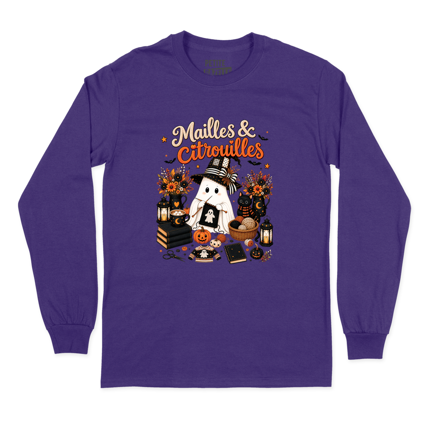 T-SHIRT À MANCHES LONGUES | Mailles & Citrouilles