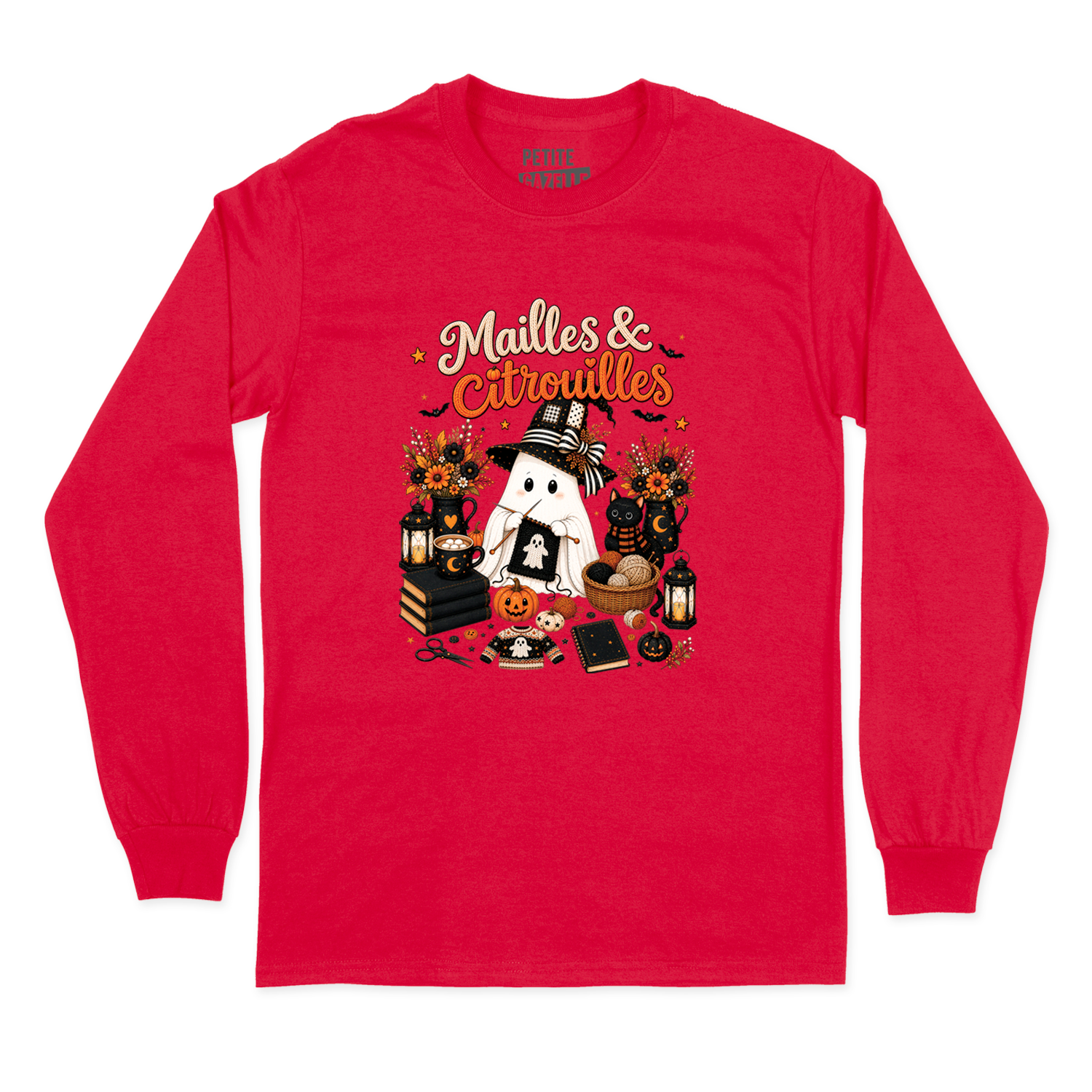 T-SHIRT À MANCHES LONGUES | Mailles & Citrouilles