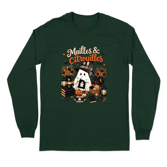 T-SHIRT À MANCHES LONGUES | Mailles & Citrouilles