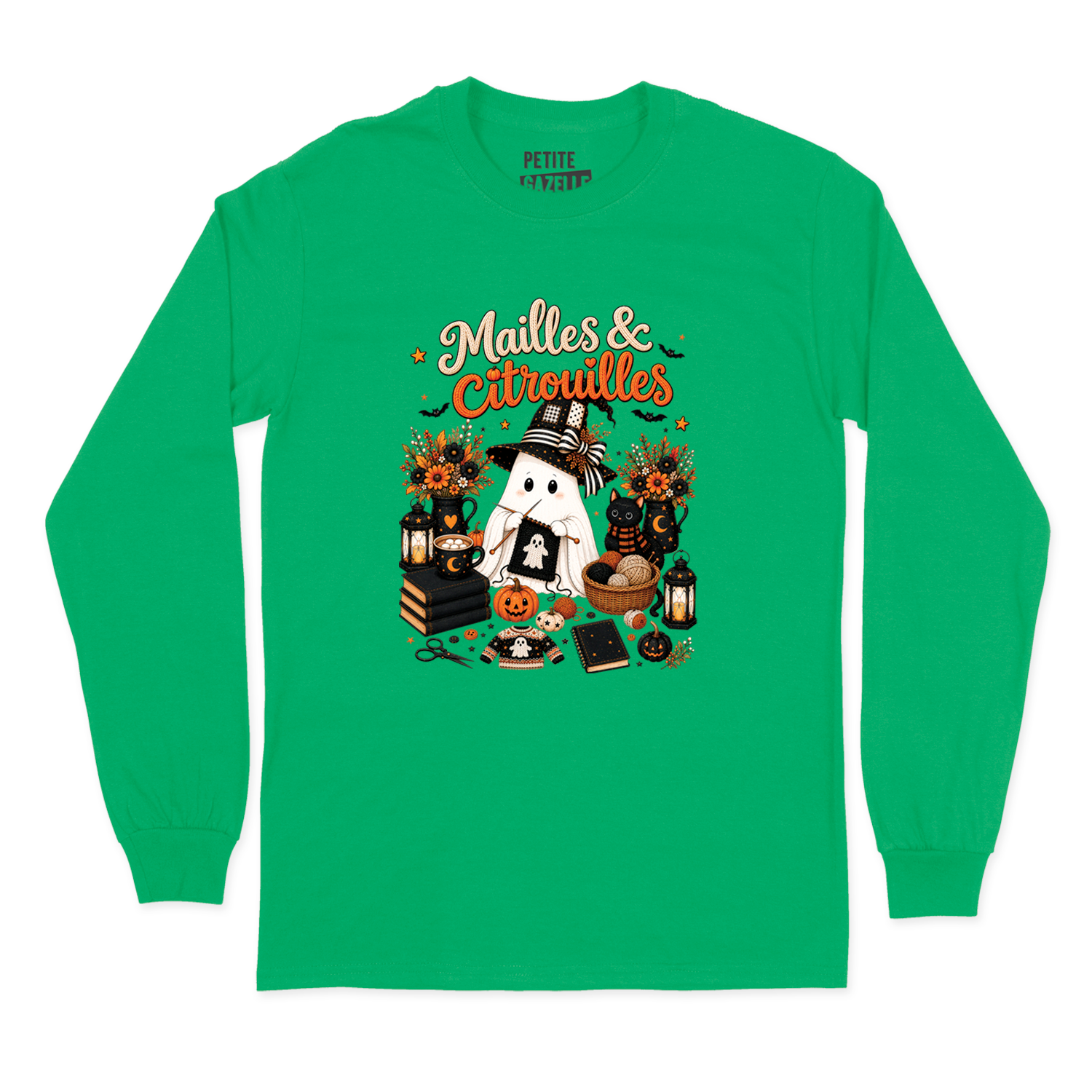 T-SHIRT À MANCHES LONGUES | Mailles & Citrouilles