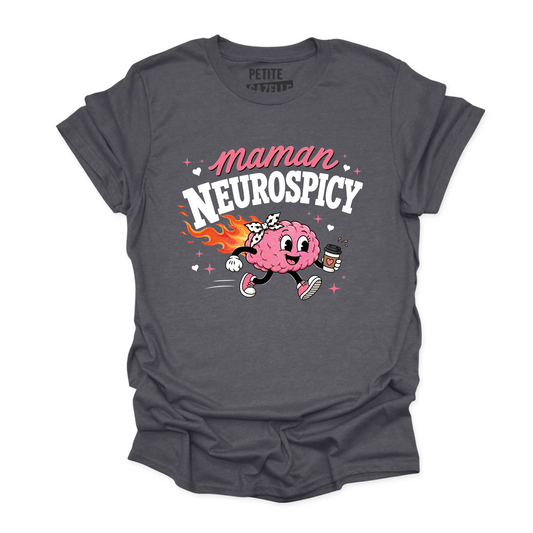 T-SHIRT COL ROND | Maman Neurospicy