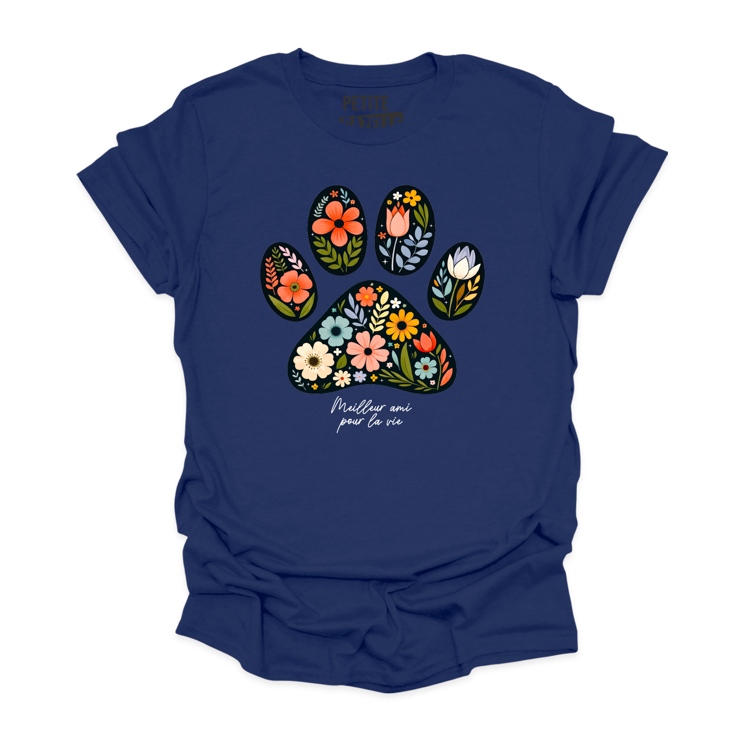 T-SHIRT COL ROND | Meilleur ami pour la vie