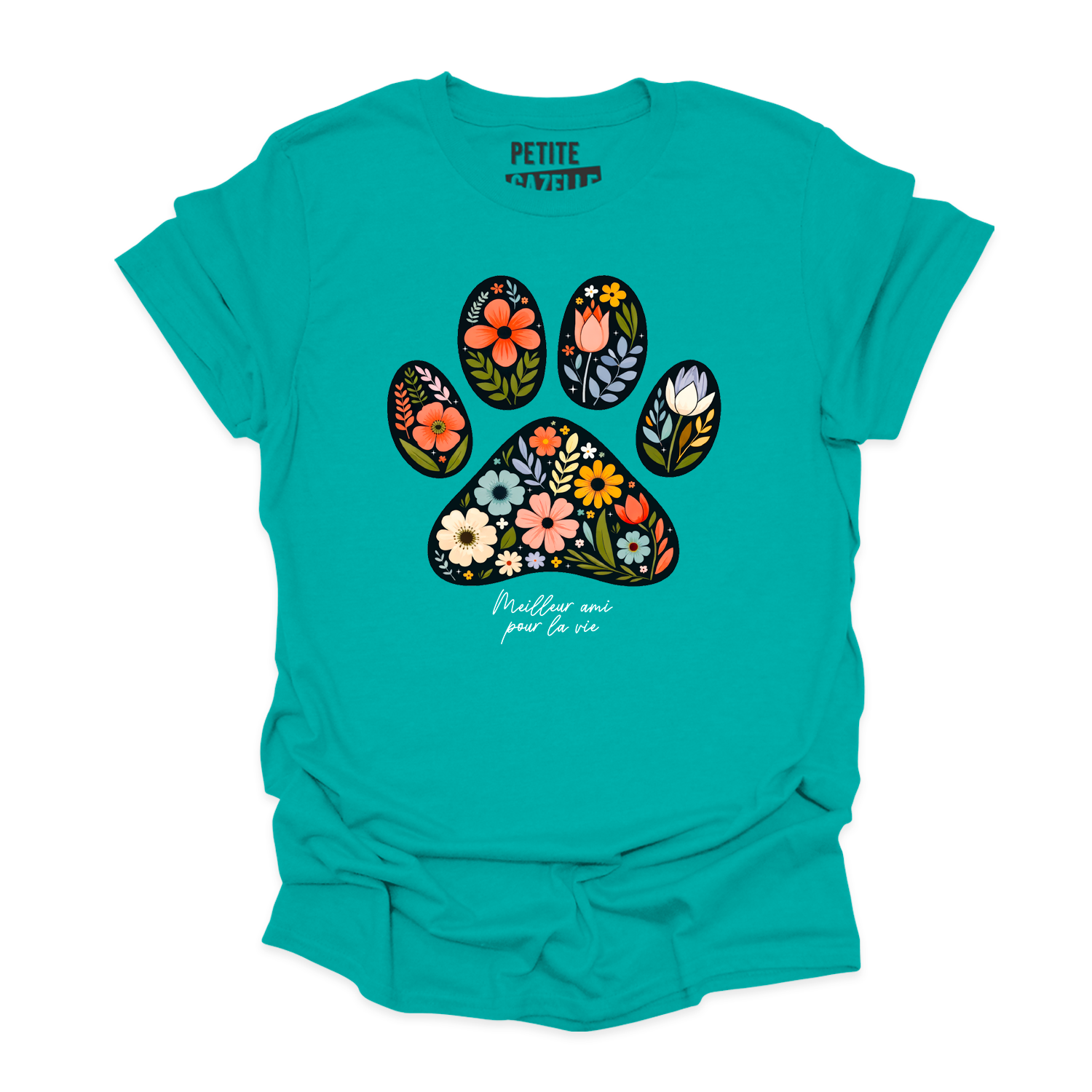 T-SHIRT COL ROND | Meilleur ami pour la vie