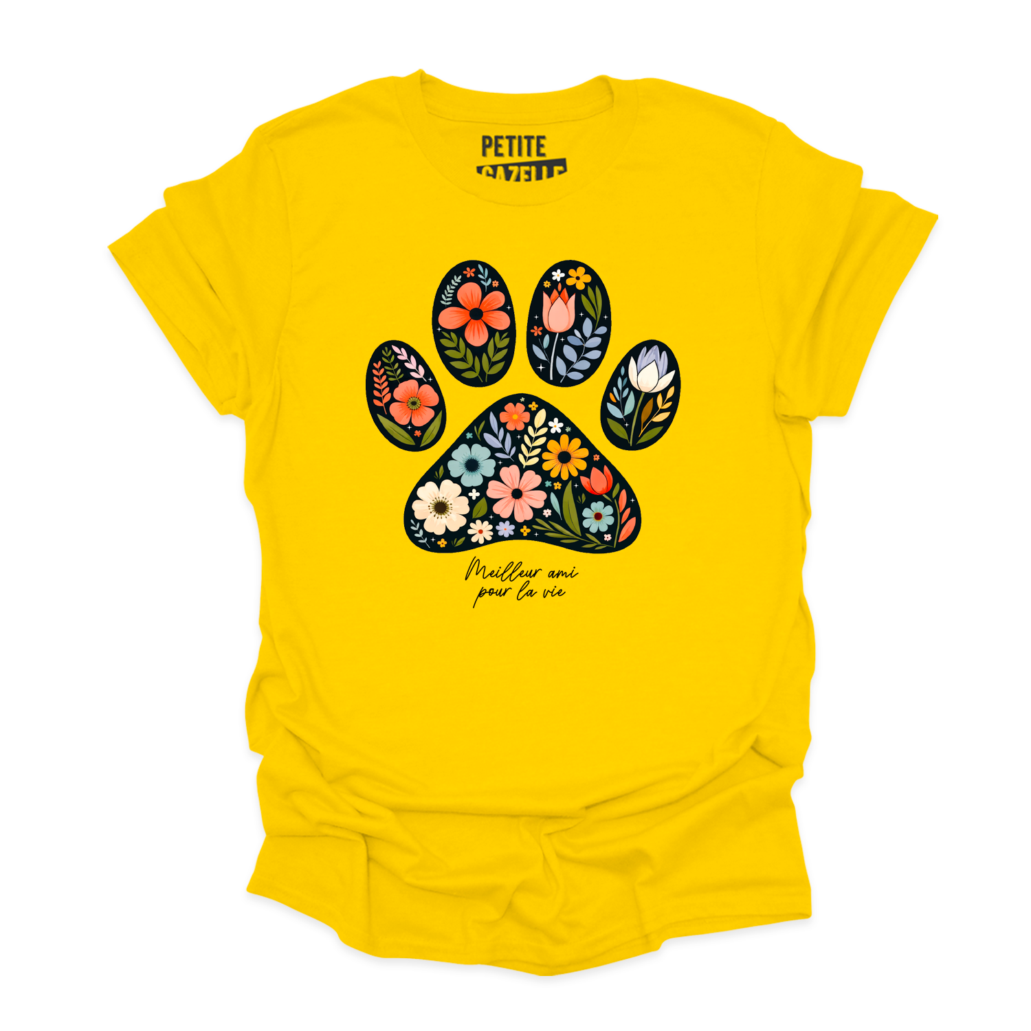 T-SHIRT COL ROND | Meilleur ami pour la vie