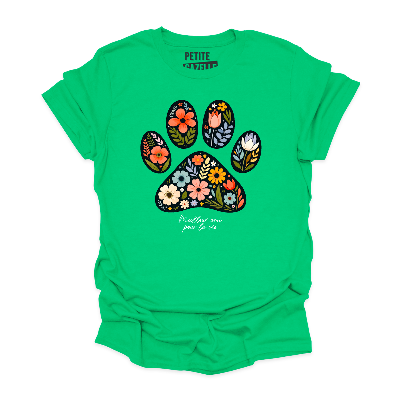 T-SHIRT COL ROND | Meilleur ami pour la vie