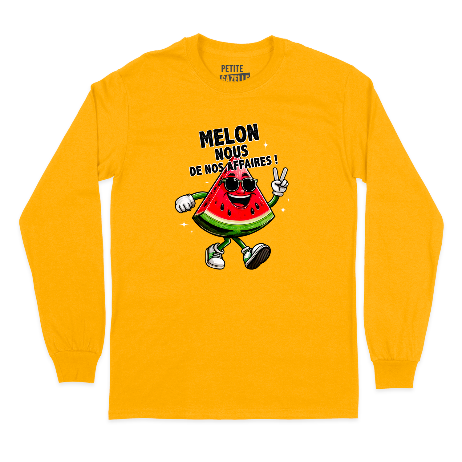 T-SHIRT À MANCHES LONGUES | Melon nous de nos affaires !