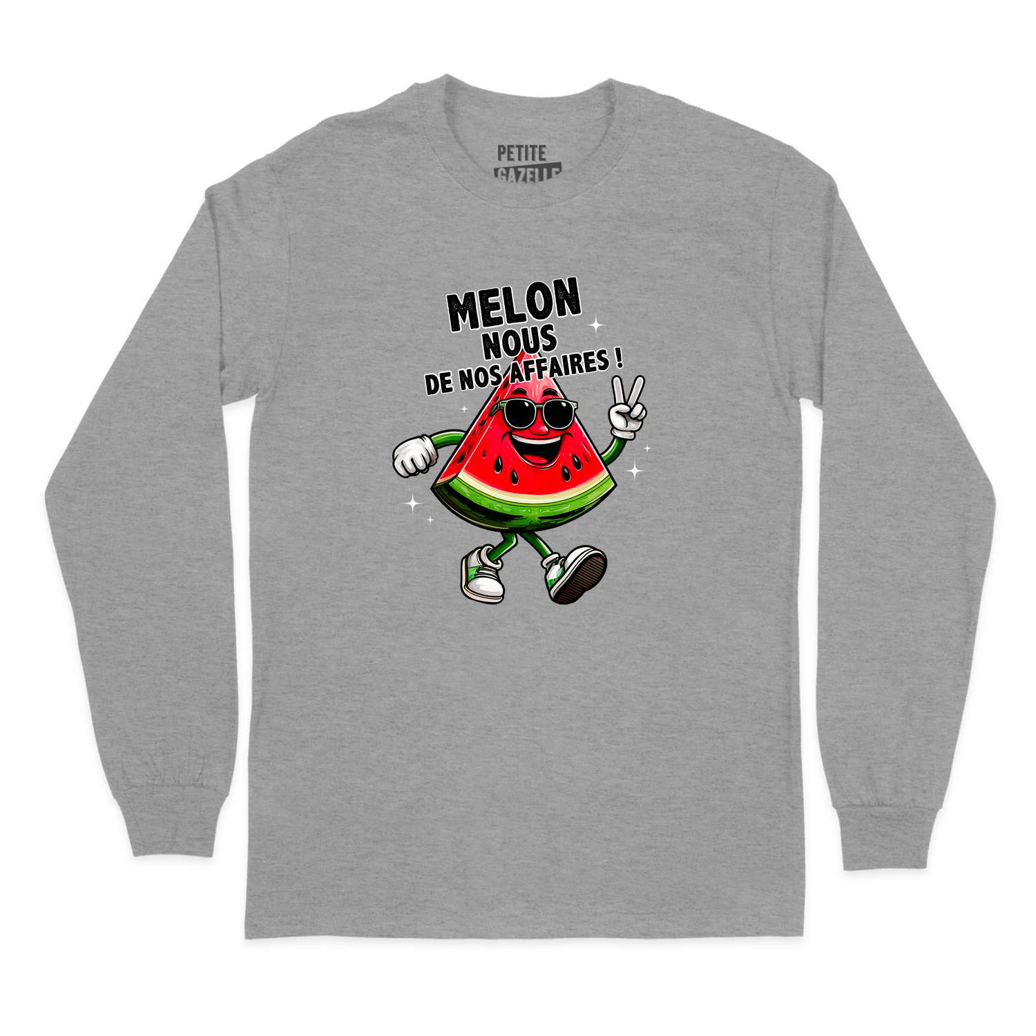 T-SHIRT À MANCHES LONGUES | Melon nous de nos affaires !