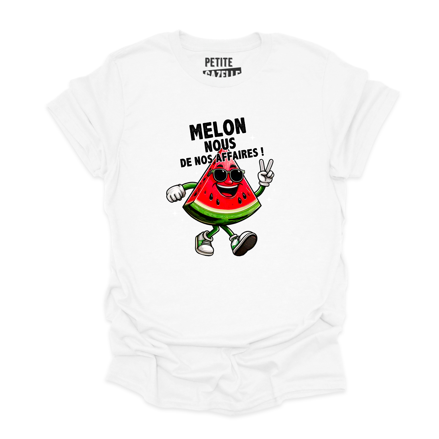 T-SHIRT COL ROND | Melon nous de nos affaires !