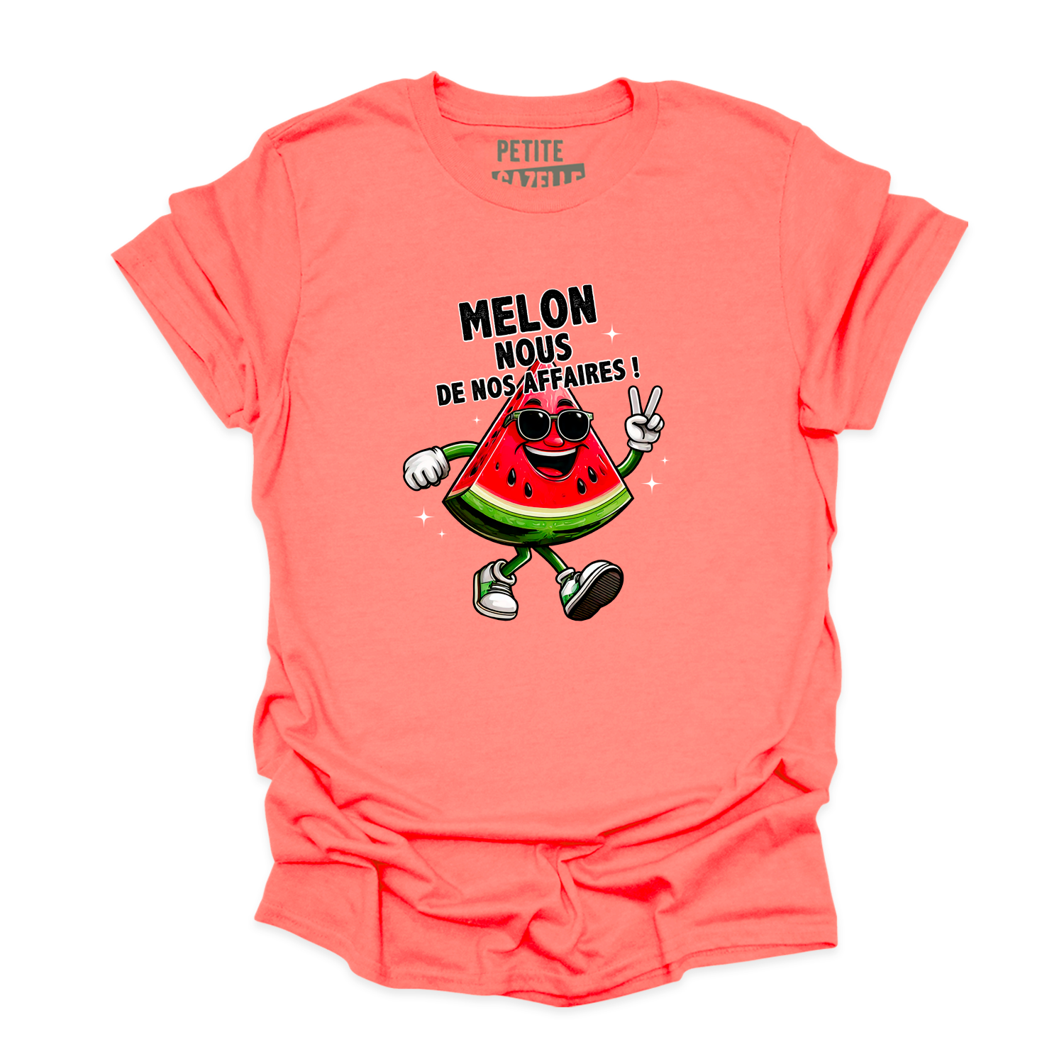 T-SHIRT COL ROND | Melon nous de nos affaires !