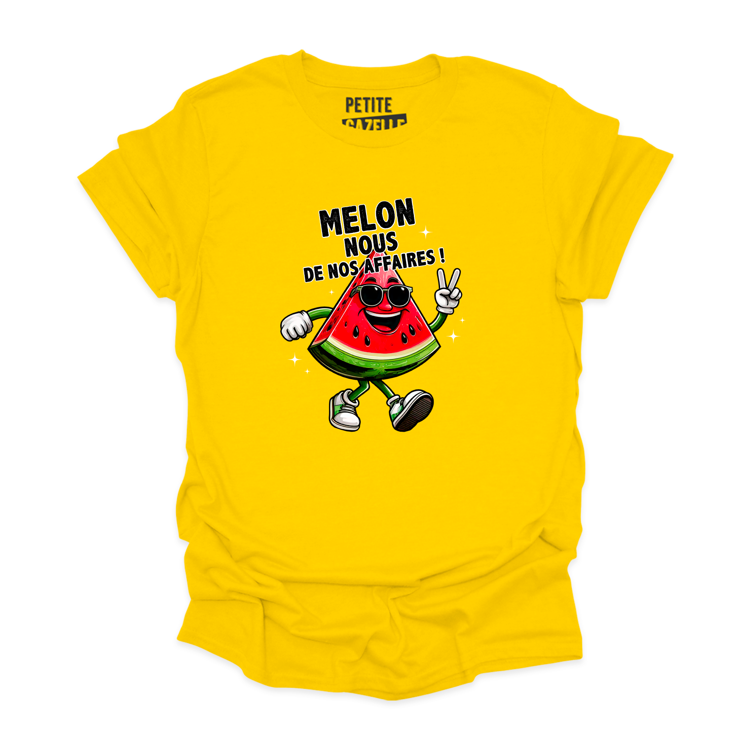 T-SHIRT COL ROND | Melon nous de nos affaires !