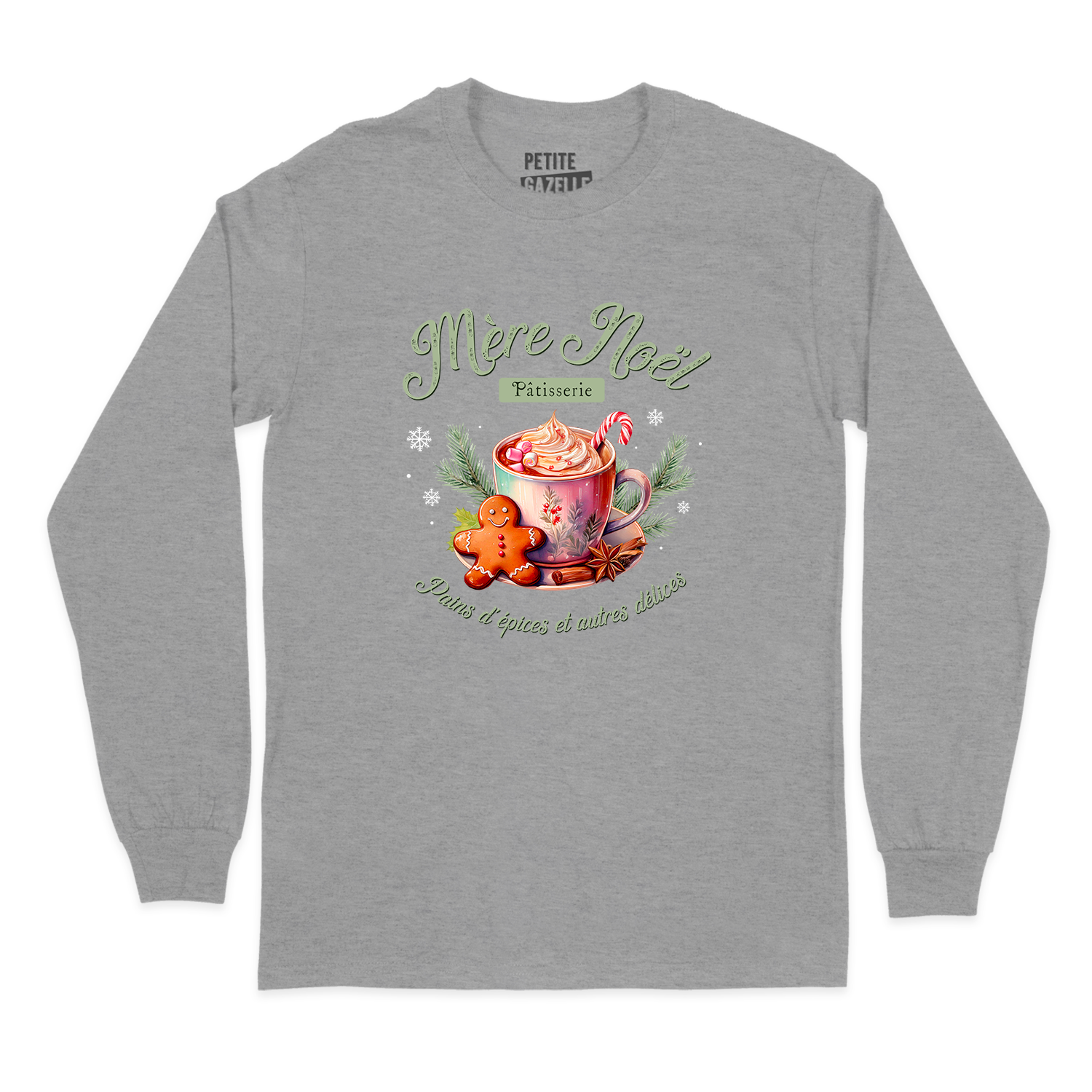 T-SHIRT À MANCHES LONGUES | Mère Noël Pâtisserie