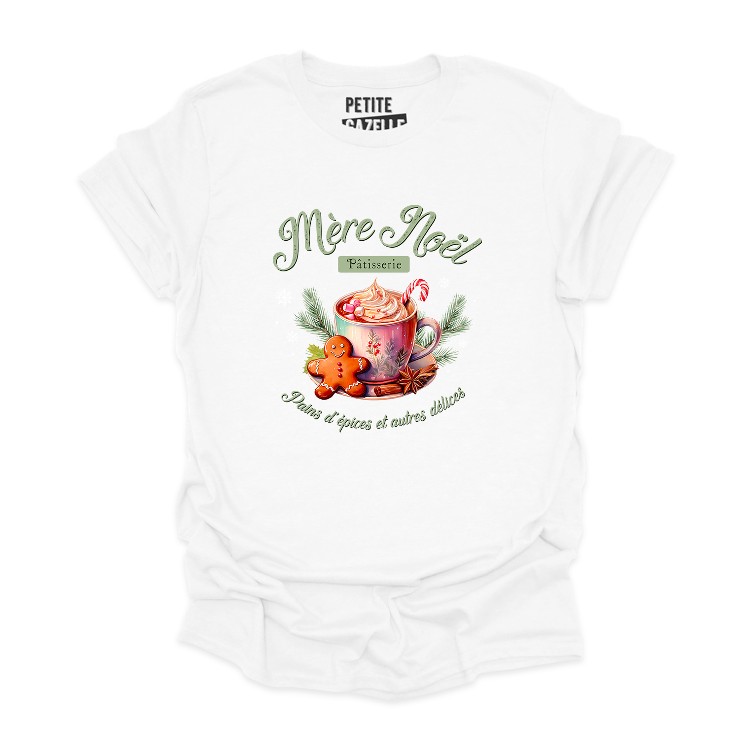 T-SHIRT COL ROND | Mère Noël Pâtisserie