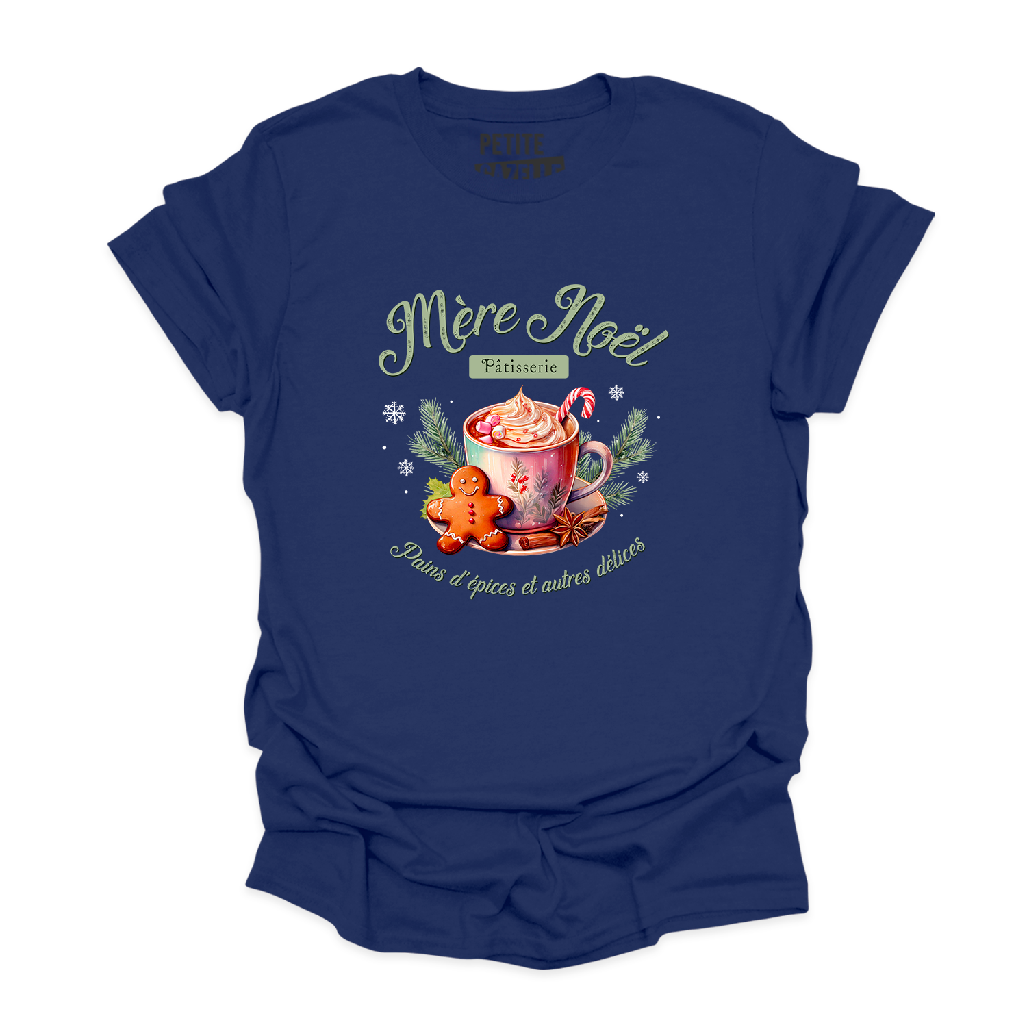 T-SHIRT COL ROND | Mère Noël Pâtisserie