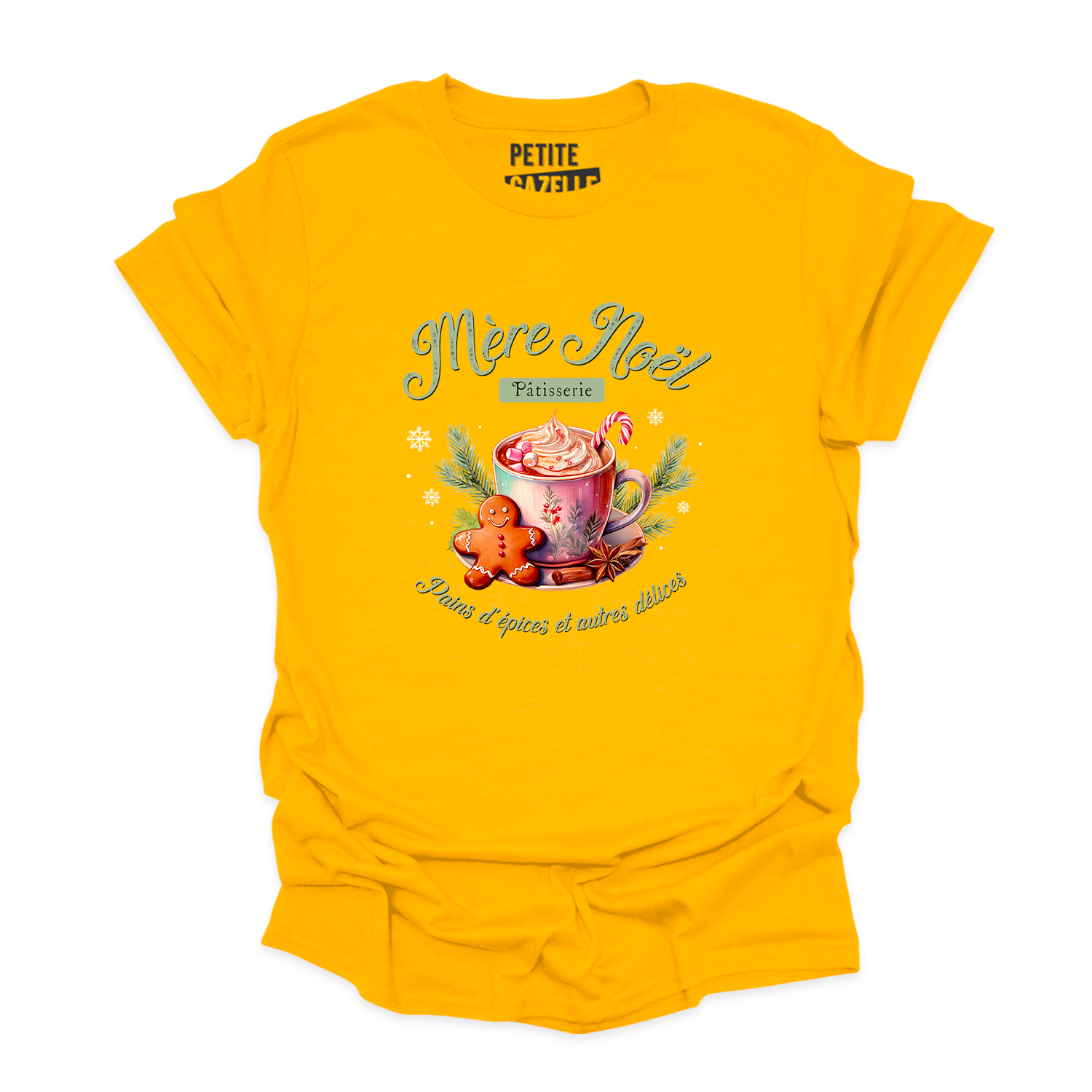 T-SHIRT COL ROND | Mère Noël Pâtisserie